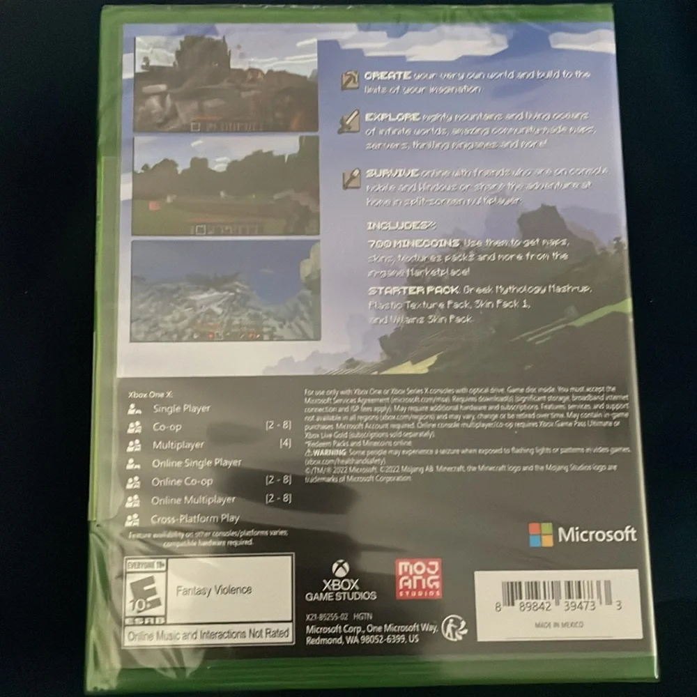Brand new Xbox One Minecraftaft game